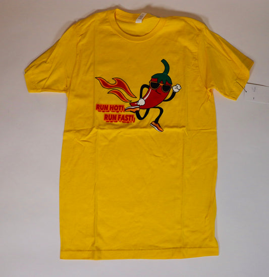 Run hot tee (unisex S, XL)