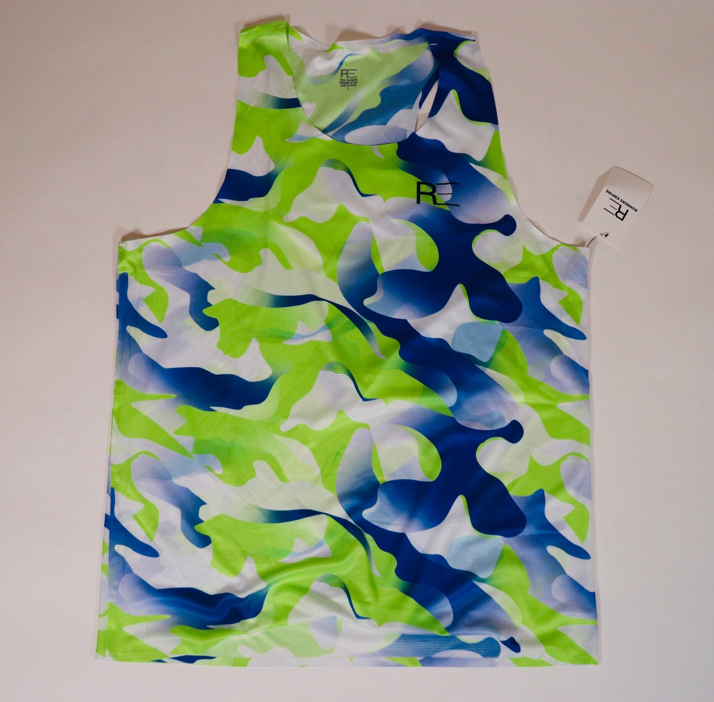 Camo Racing singlet (men's L)
