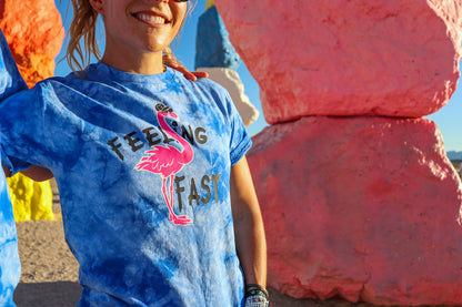 Feeling Fast Blue Splash Unisex Tee